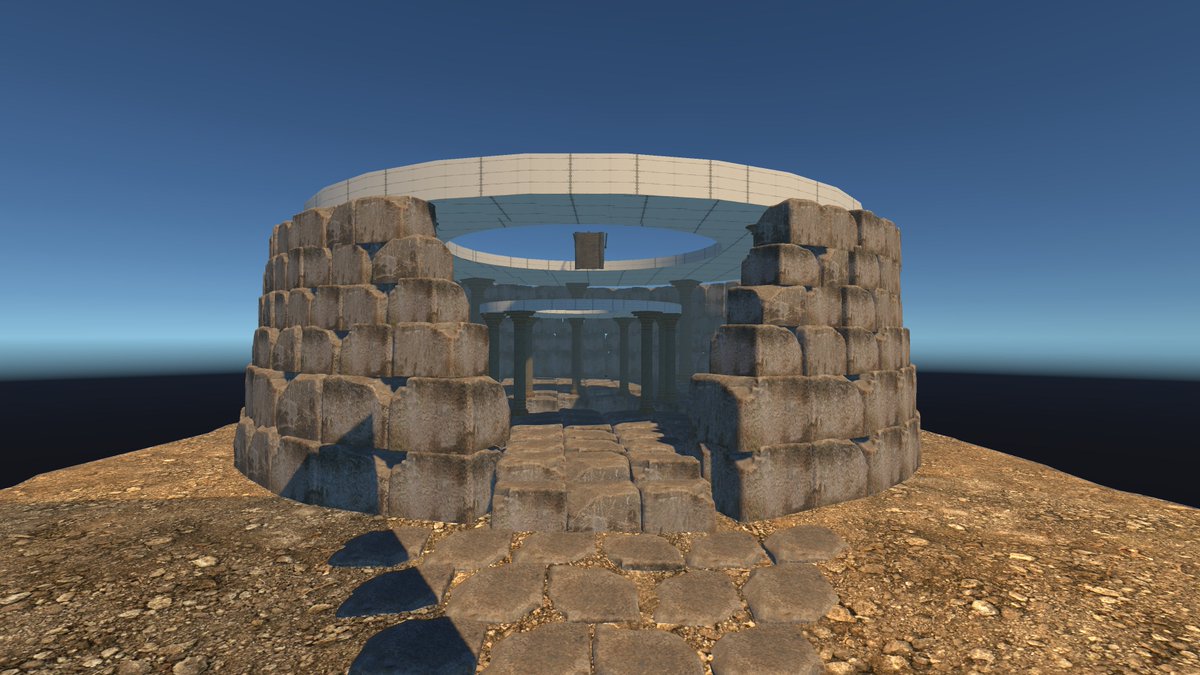 HyperMadGames's tweet image. Rather than using wall #textures, we’re placing every massive 3D stone by hand to give a sense of weight.   #GameDev #EnvironmentArt #LevelDesign #GameArt #IndieGame #3DArt  #Blockout #GameDesign #Architecture #AncientTemple #hardsurface