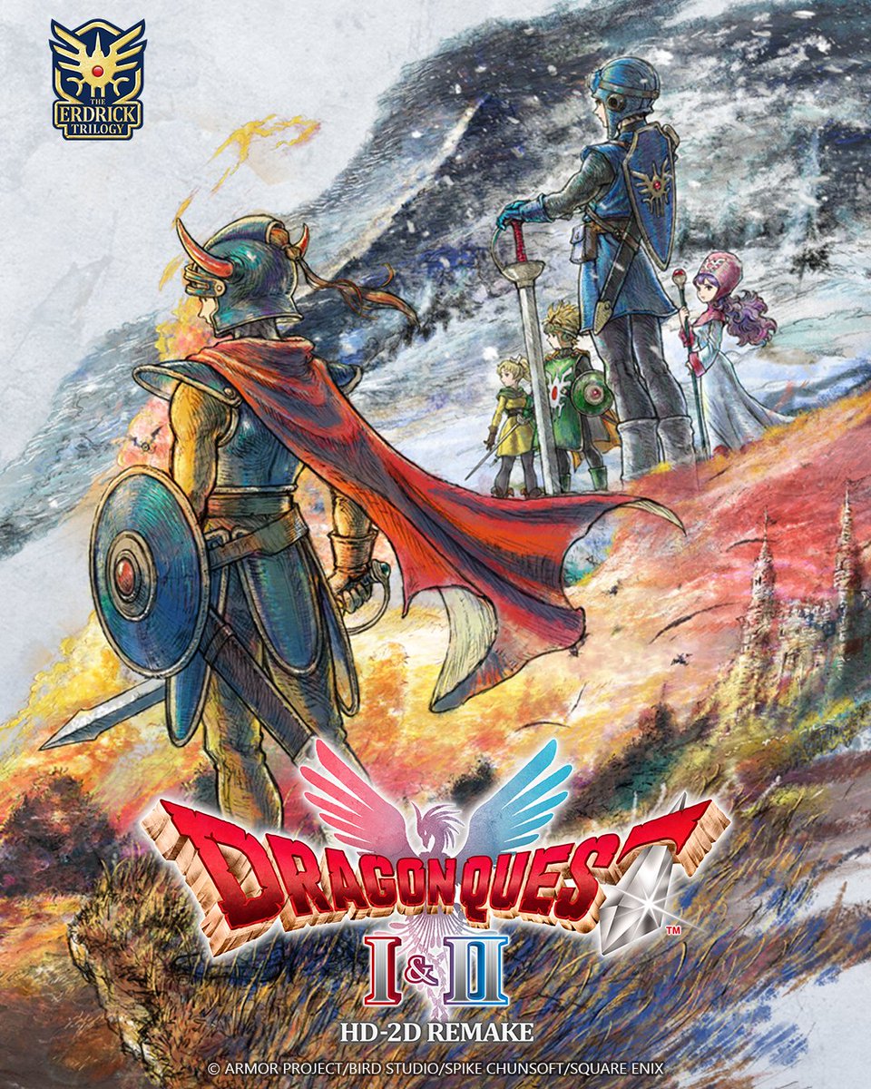 SunGod87's tweet image. Managed to 100% Dragon Quest I & II HD-2D Remake and super excited to be part of bringing more DQ to the West. DQVII Reimagined next!
Happy launch day 🥳
