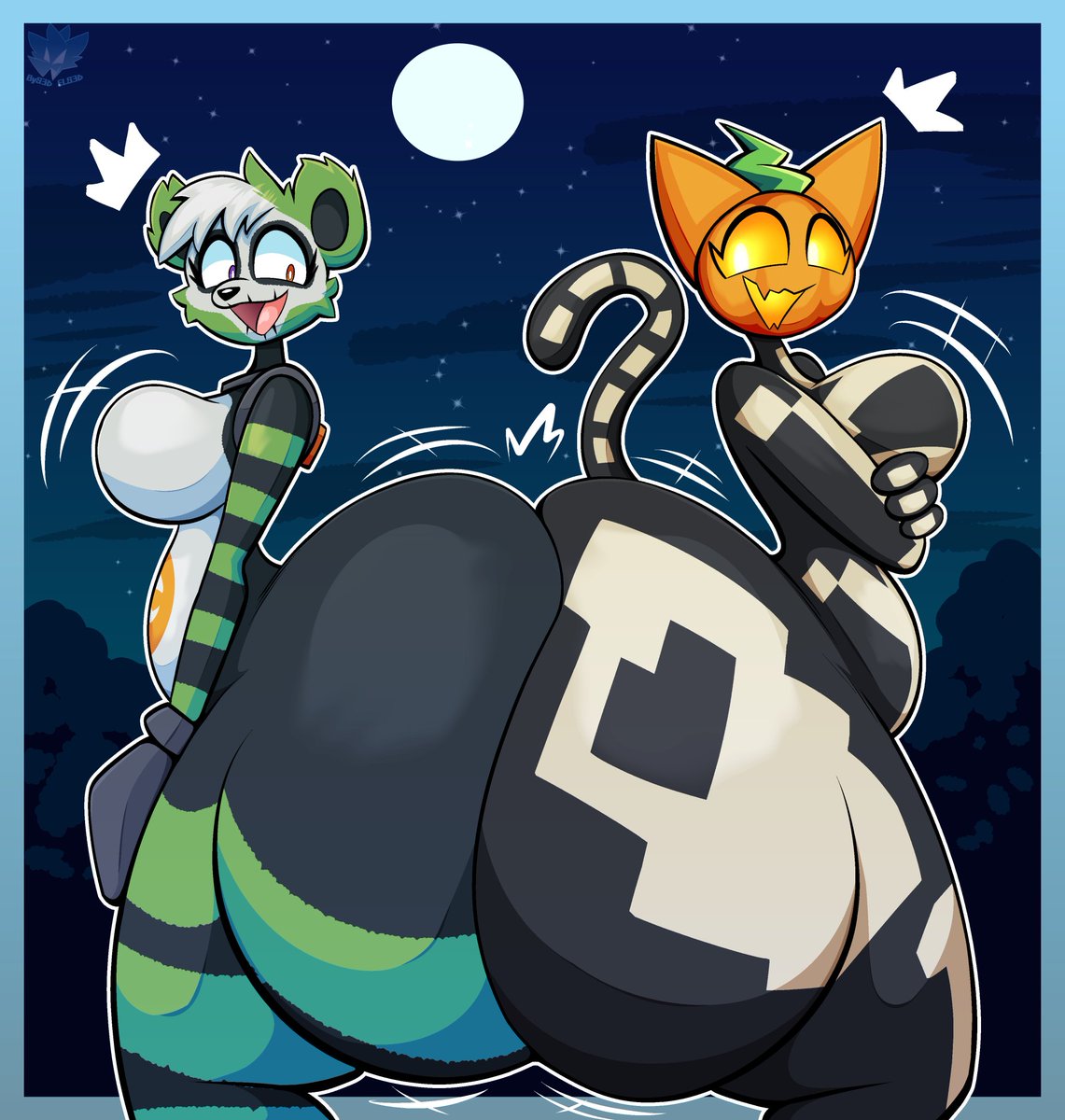 Silly and Spooky Fortnite gals .w.