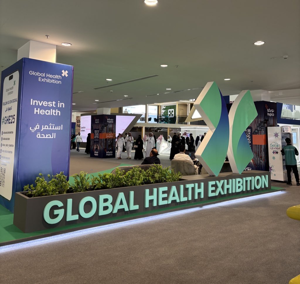 Muha__20's tweet image. Great day ✨

#GlobalHealthExhibition 
#GHE25
#ملتقى_الصحة_العالمي_2025