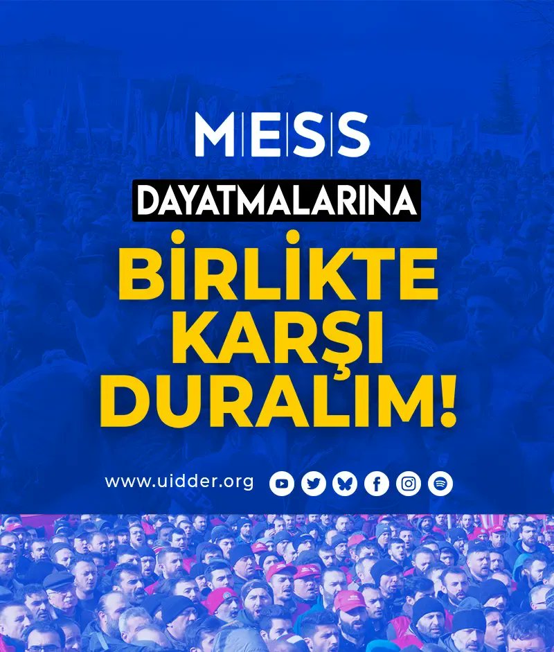 uid_der's tweet image. İki Sınıf Karşı Karşıya: Bir Tarafta MESS, Bir Tarafta Biz❗️
📎 uidder.org/iki_sinif_kars…
◾️ Her toplu iş sözleşmesi görüşmesinde bir masa kurulur ve müzakereler başlar. Ancak o masa sıradan bir masa değildir; orada iki sınıf karşı karşıya oturur. Masanın bir tarafında alın teriyle…
