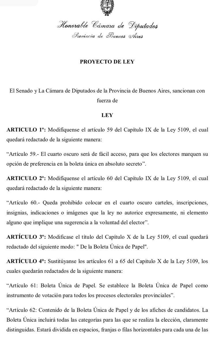 No hay más excusas <a href="/Kicillofok/">Axel Kicillof</a> deja de especular y hace una bien….
Que tus diputados y senadores aprueben este (Proyecto D-2923/ 25-26) o alguno de los varios proyectos de Boleta Única Papel (BUD).
Dale Axel… no seas mañero que este sistema es ágil, simple, barato y