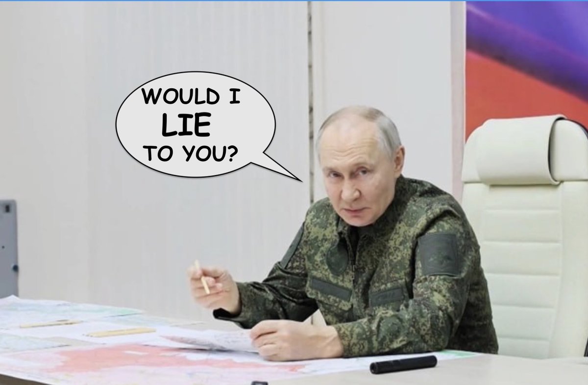 TRUST ME?  Russia wants to pause fighting  in Pokrovsk and Kupiansk to allow journalists to report from the area.   It’s more likely that Putin DESPERATELY needs a ceasefire to resupply and consolidate over-extended and exhausted units.