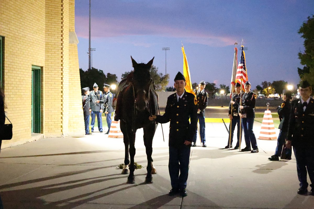 NMMI's tweet photo. Under the night sky, cadets gathered for one of NMMI’s most sacred traditions — Silver Taps. This solemn ceremony honors alumni and cadets who have passed, reminding us that their legacy endures in the Corps and within every leader they’ve inspired. Thanks to the Photo Squad for capturing these moments!
#WeAreNMMI #SilverTaps #TraditionAndHonor #DutyHonorAchievement