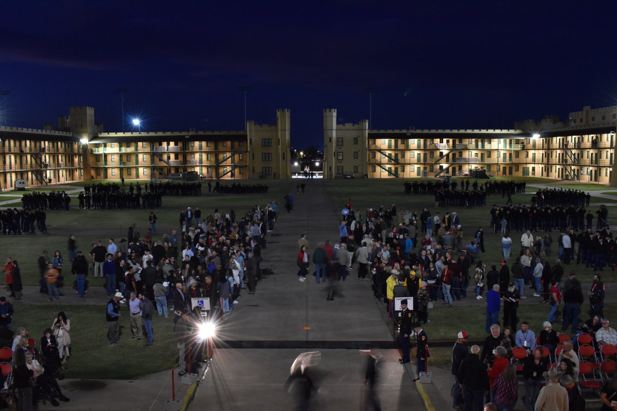 Under the night sky, cadets gathered for one of NMMI’s most sacred traditions — Silver Taps. This solemn ceremony honors alumni and cadets who have passed, reminding us that their legacy endures in the Corps and within every leader they’ve inspired. Thanks to the Photo Squad for