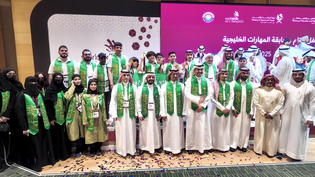 saudiskills's tweet photo. 🥇 6 ميداليات تحصدها المملكة في حضور بارز في #مسابقة_المهارات_الخليجية2025 بالدوحة
في المهارات التقنية والمهنية، تألقت المملكة وحققت إنجازاً مميزاً يضاف إلى سجلها الحافل بالنجاحات الإقليمية والدولية 🇸🇦 https://t.co/mk9LZMgJzJ