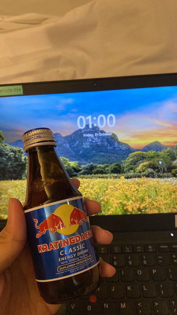 Mengikuti ajaran orang ey kalau lagi lembur disuruh minum ini kalau kopi udah ga ngaruh