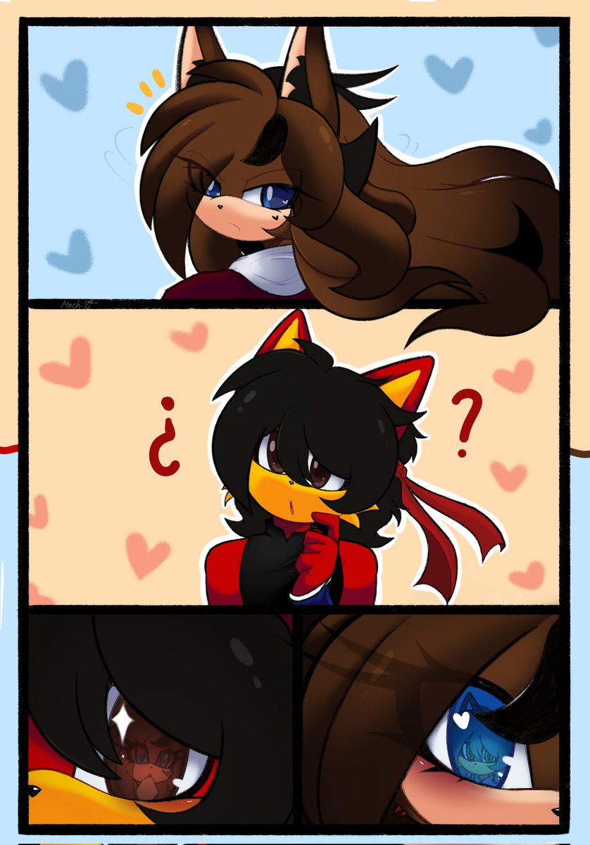 Su mirada derrite mi corazón y alma, es como ver el universo a través de ellos ❤️💞

❤️🖤~ Joelchelle ~🖤❤️

#fypシ #drawings #digitalart #DigitalArtist #SONIC #ocart #couple #love