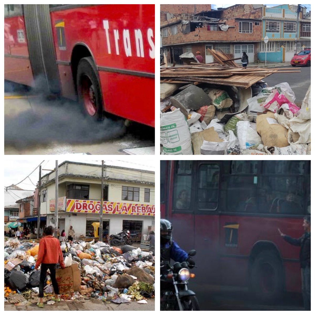 mmiguelangelj's tweet photo. Bogotá es hoy sede del #DíaMundialDeLasCiudades, pero la realidad que vivimos dista mucho del discurso oficial.
Mientras @CarlosFGalan habla de sostenibilidad e innovación, la ciudad se ahoga en humo, basura e inseguridad.
Esta Bogotá no es ni inteligente ni humana.

@UNHABITAT @ONU_es