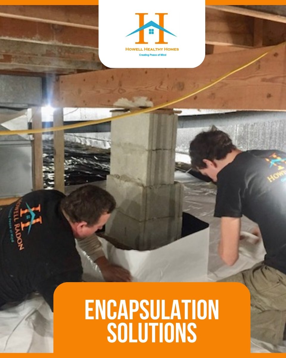 HowellRadon's tweet image. Basement moisture and crawlspace issues can lead to mold, mildew, and structural damage. Our encapsulation services provide lasting protection while improving your home’s air quality. Visit our website to learn more. ow.ly/UOSR50WZ81y