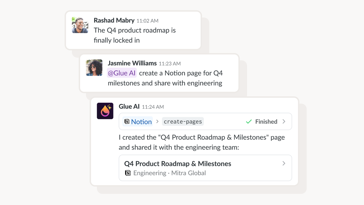 Glue tweet media