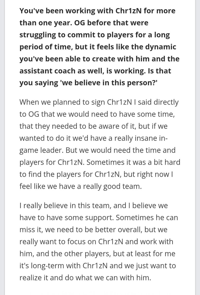 FrogCS's tweet image. Interview from a month ago btw...