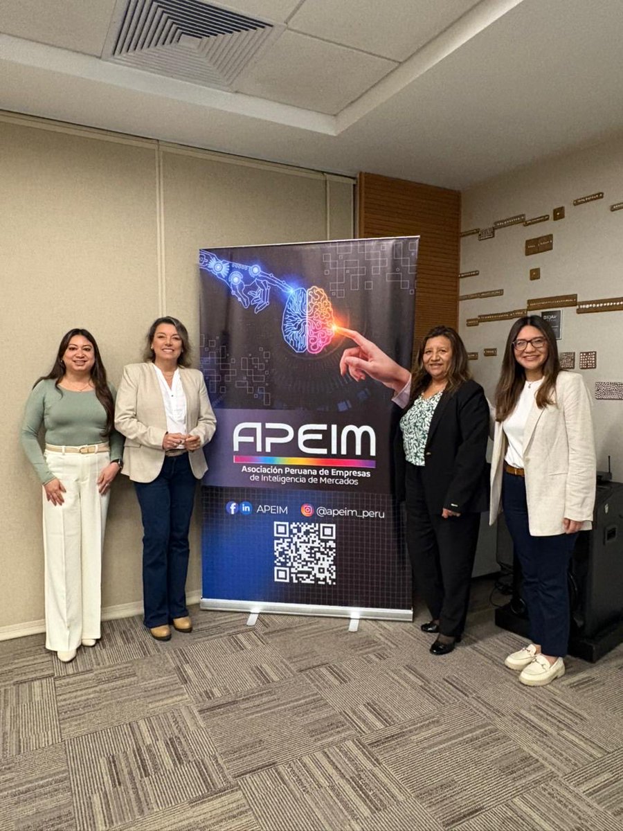 Estuvimos en el Open APEIM donde se habló de lo que está revolucionando nuestra industria: la inteligencia artificial aplicada a la investigación de mercados. Cada insight, cada decisión y cada conexión con el consumidor está cambiando. Gracias <a href="/APEIMPeru/">APEIM</a> por la invitación