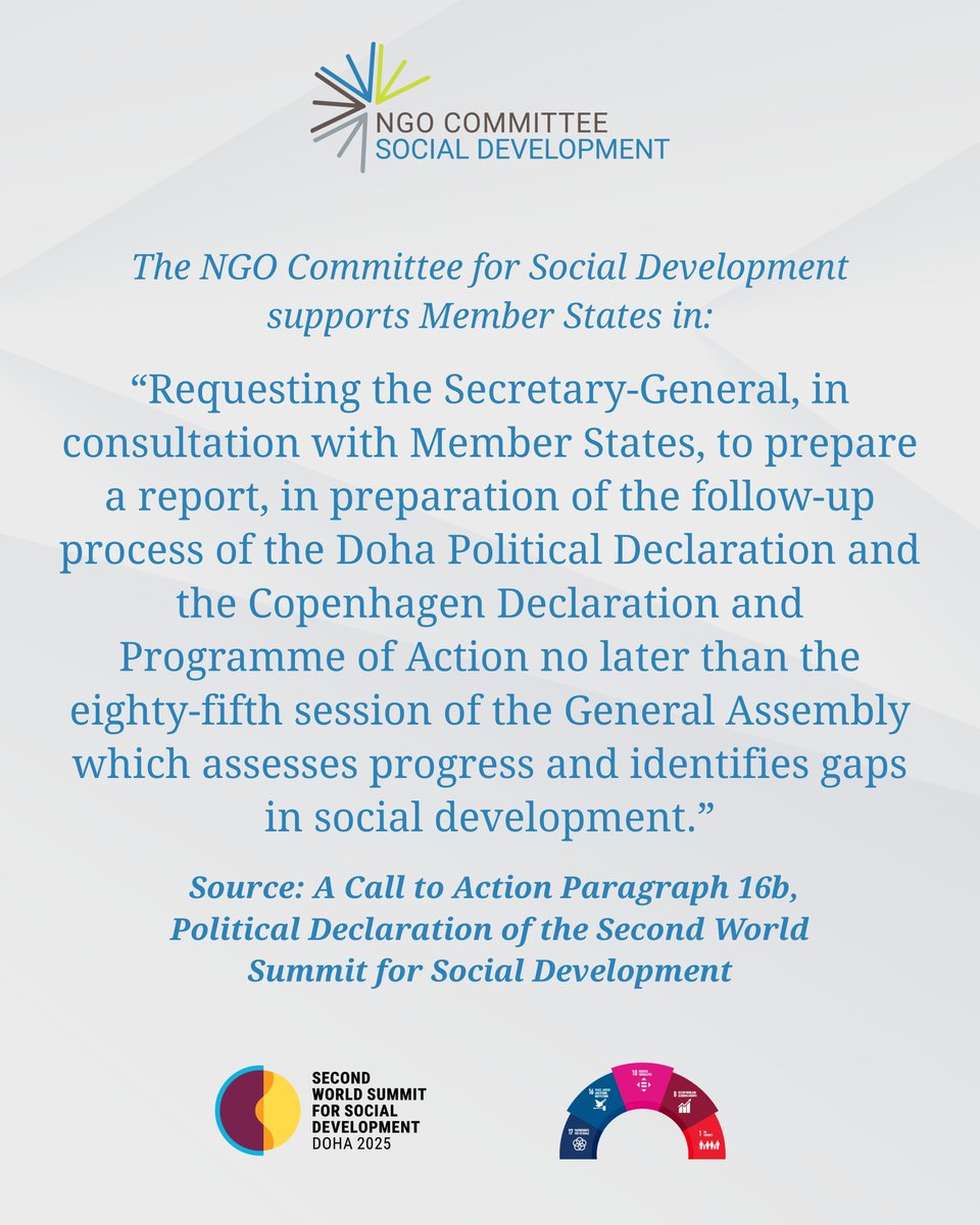 NGO Committee for Social Development tweet media