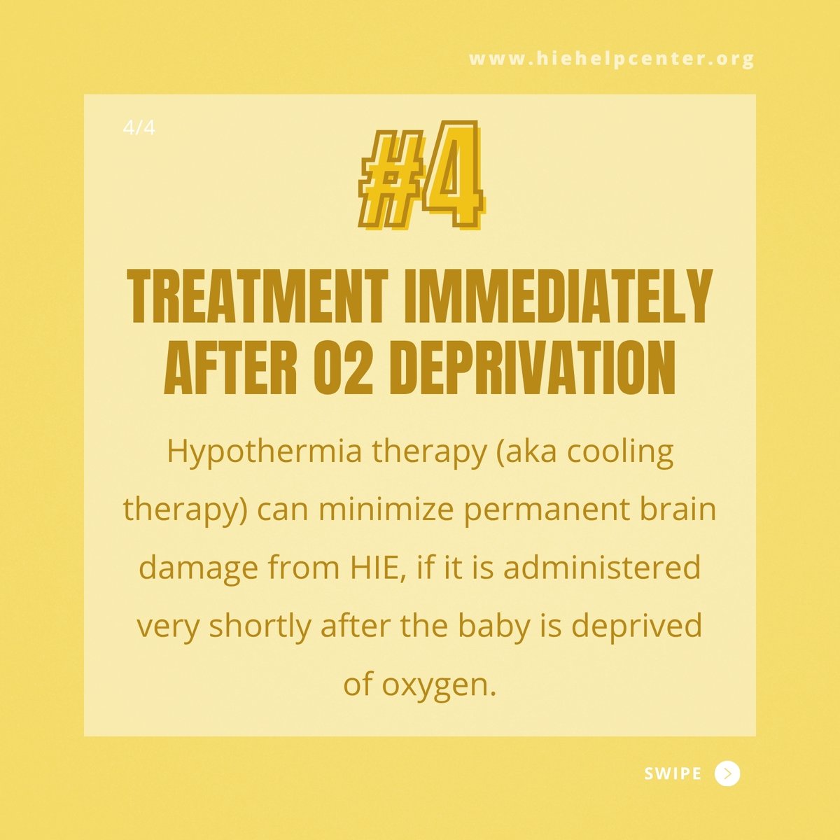 HIEHelpCenter's tweet image. How do medical professionals determine the severity of hypoxic ischemic encephalopathy (HIE)?

1️⃣ Amount of O2 deprivation
2️⃣ Duration of O2 deprivation
3️⃣ Baby’s condition prior to O2 deprivation
4️⃣ Treatment immediately after O2 deprivation

🔗hiehelpcenter.org/medical/long-t…

#HIE