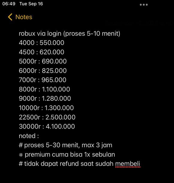 jual robux, mention after dm tweet media