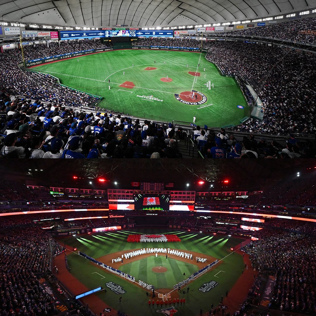 2025 will be the first time an MLB season starts and ends outside the United States

March 18th: Tokyo Dome, Tokyo, Japan
World Series Games 6 &amp; 7: Rogers Centre, Toronto, Canada