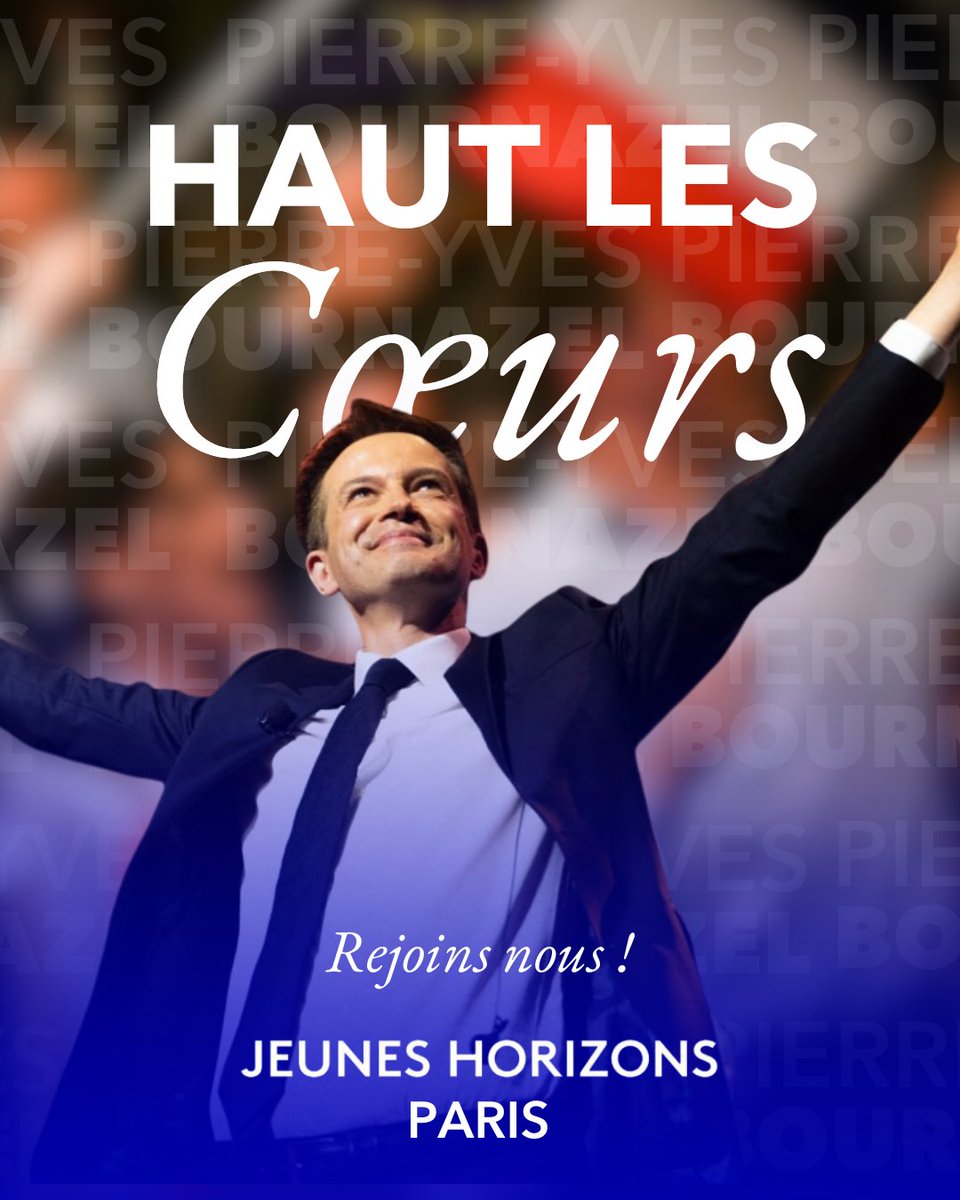 Haut les cœurs !

Paris ne s'hérite pas, il se mérite.
#Paris mérite <a href="/Bournazel2026/">Bournazel pour Paris</a>.