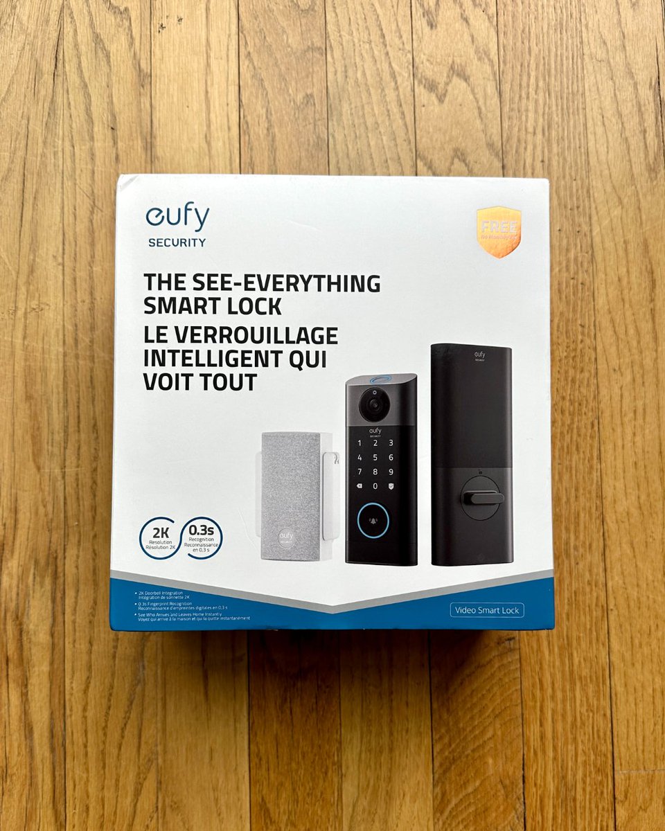 BubblyMoments's tweet image. 3-in-1 Smart Security 🔒
The eufy Video Smart Lock combines a camera, doorbell &amp;amp; keyless entry — everything you need for home protection in one sleek device. 📸🚪

🛍️ amzlink.to/az0PPJaxOZYxJ

#SmartHome #eufySecurity #TechEssentials