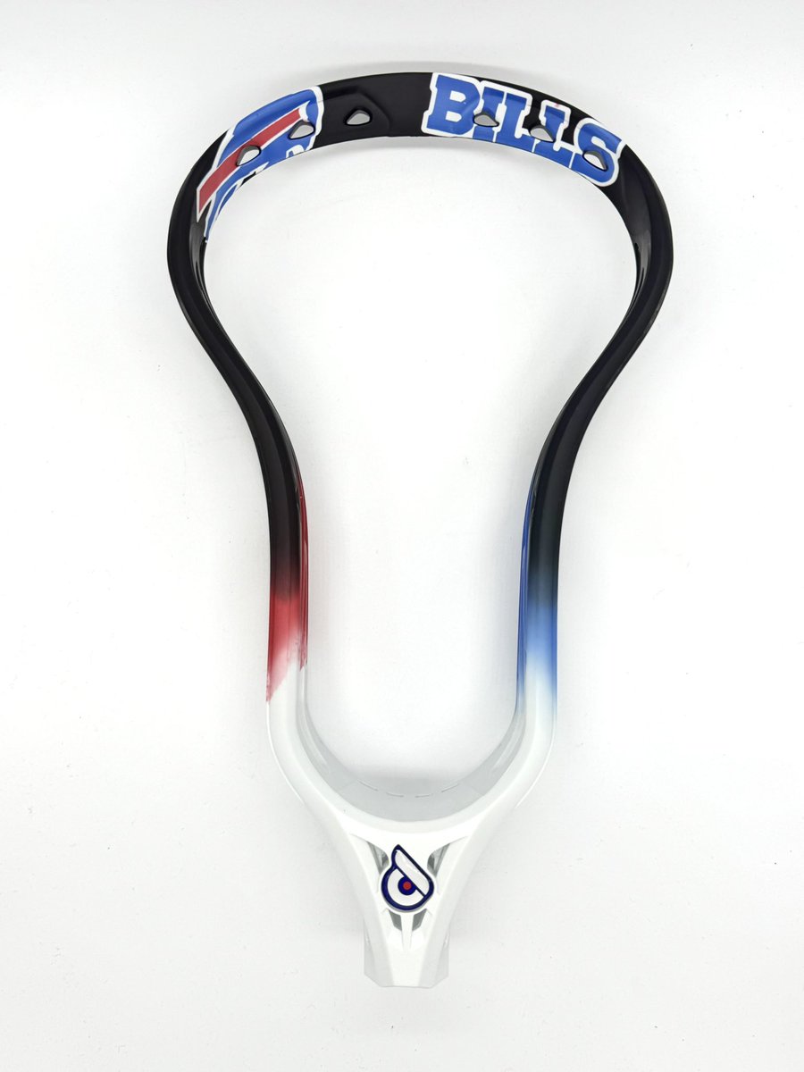 SCDLax's tweet image. Where are my @buffalobills fans?? Check out this @powelllacrosse Pioneer II attack head!