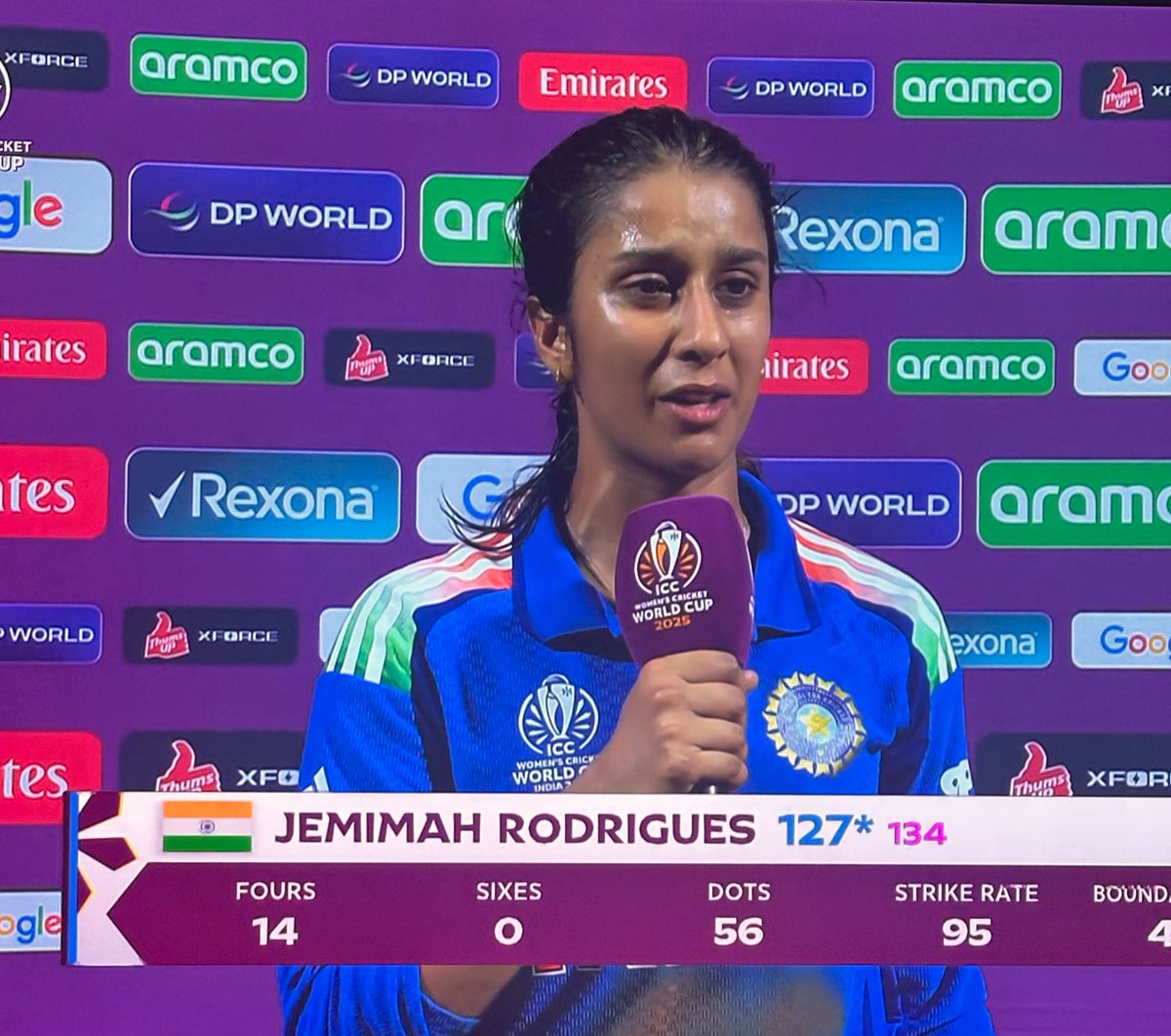 sureshTRIVERSE's tweet image. Jemi’s tears? Pure gold. India didn’t just knock out the champs—they made “historic” sweat. Women’s ODI WC Final, here we come!  

Btw, who else cried with Jemi!

#BossMode #WorldCup2026 #INDvAUS #TeamIndia #CWC25 India India