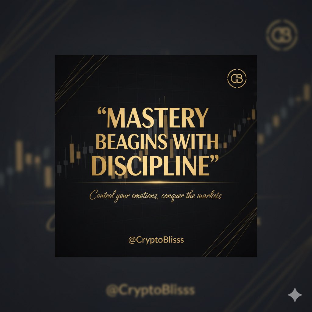 cryptoblisssHQ's tweet image. Mastery begins with discipline. Control your emotions, conquer the markets. Success in binary options isn&apos;t about luck, it&apos;s about a disciplined approach and unwavering focus. Are you ready to master your trading journey?
#CryptoBliss #BinaryOptions #TradingMindset #Discipline