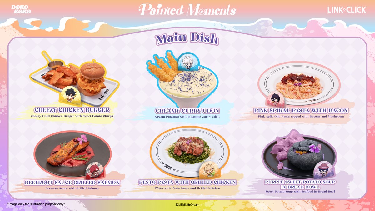 🎨✨ Step into Painted Moments with the Link Click Collab Cafe