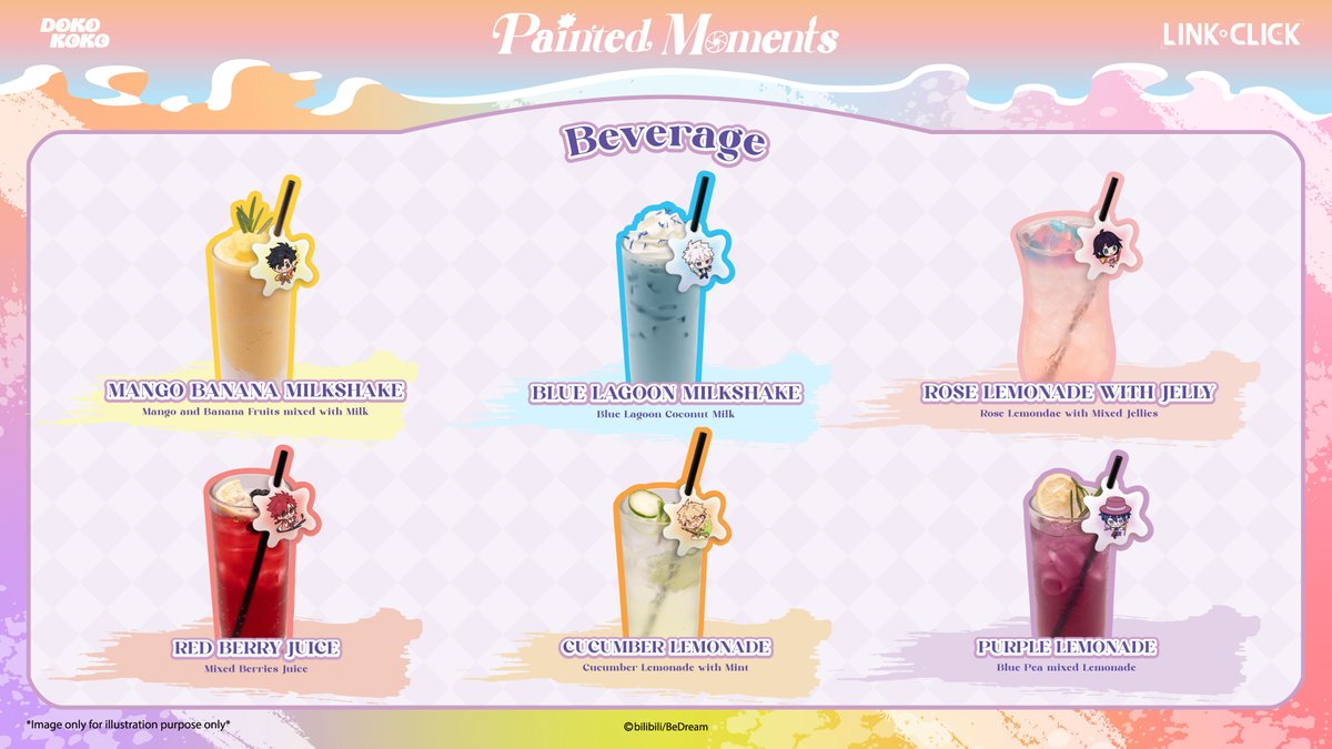 🎨✨ Step into Painted Moments with the Link Click Collab Cafe