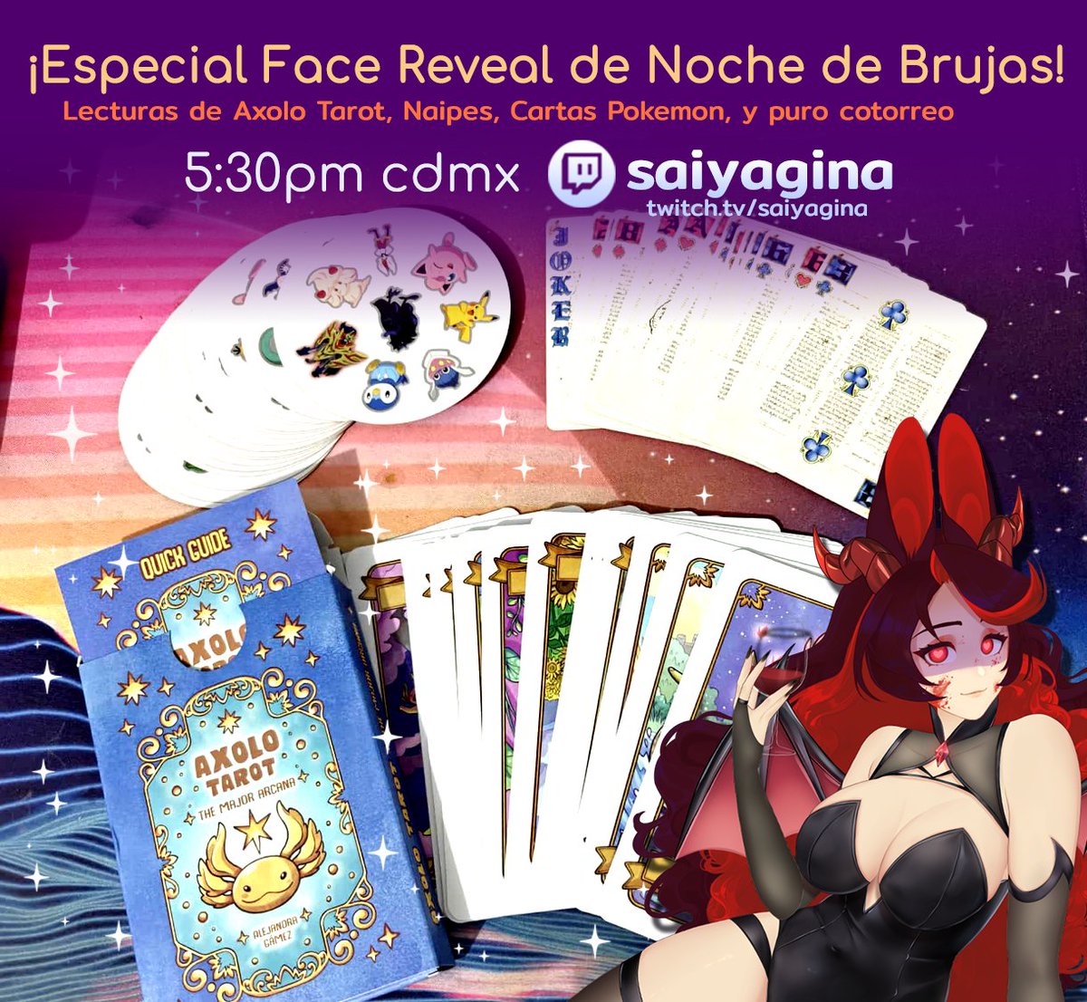 Hoy streamsito especial de lecturas de cartas! Pasemos un buen rato con adivinanzas jahdsjs