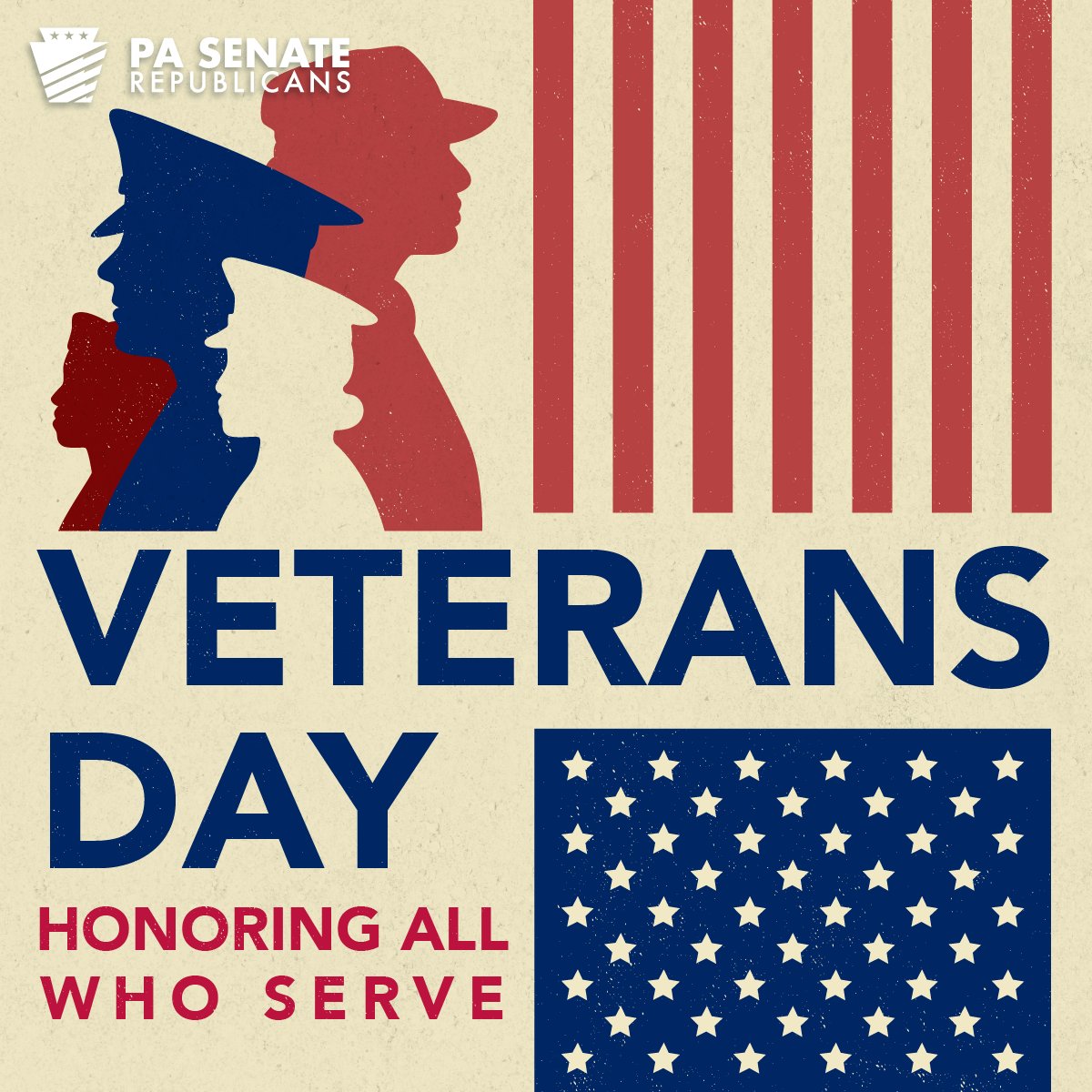 🇺🇸Today, we pay tribute to the incredible bravery, resilience and dedication of our nation’s great veterans.

I appreciate all the incredible contributions our veterans have made to protect our freedoms!