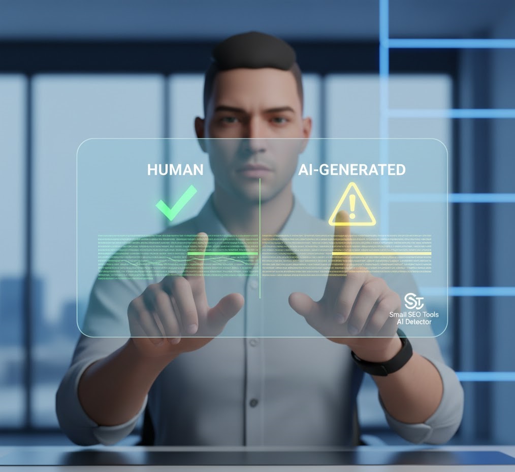 hubgeniusAI's tweet image. 🚨 Authenticity is the new currency.
💡 Small SEO Tools’ AI Detector exposes AI-made content — your SEO and reputation depend on this.
👇 Full story in the first reply.
#AI #FutureTech #ContentIntegrity #HubGeniusAI