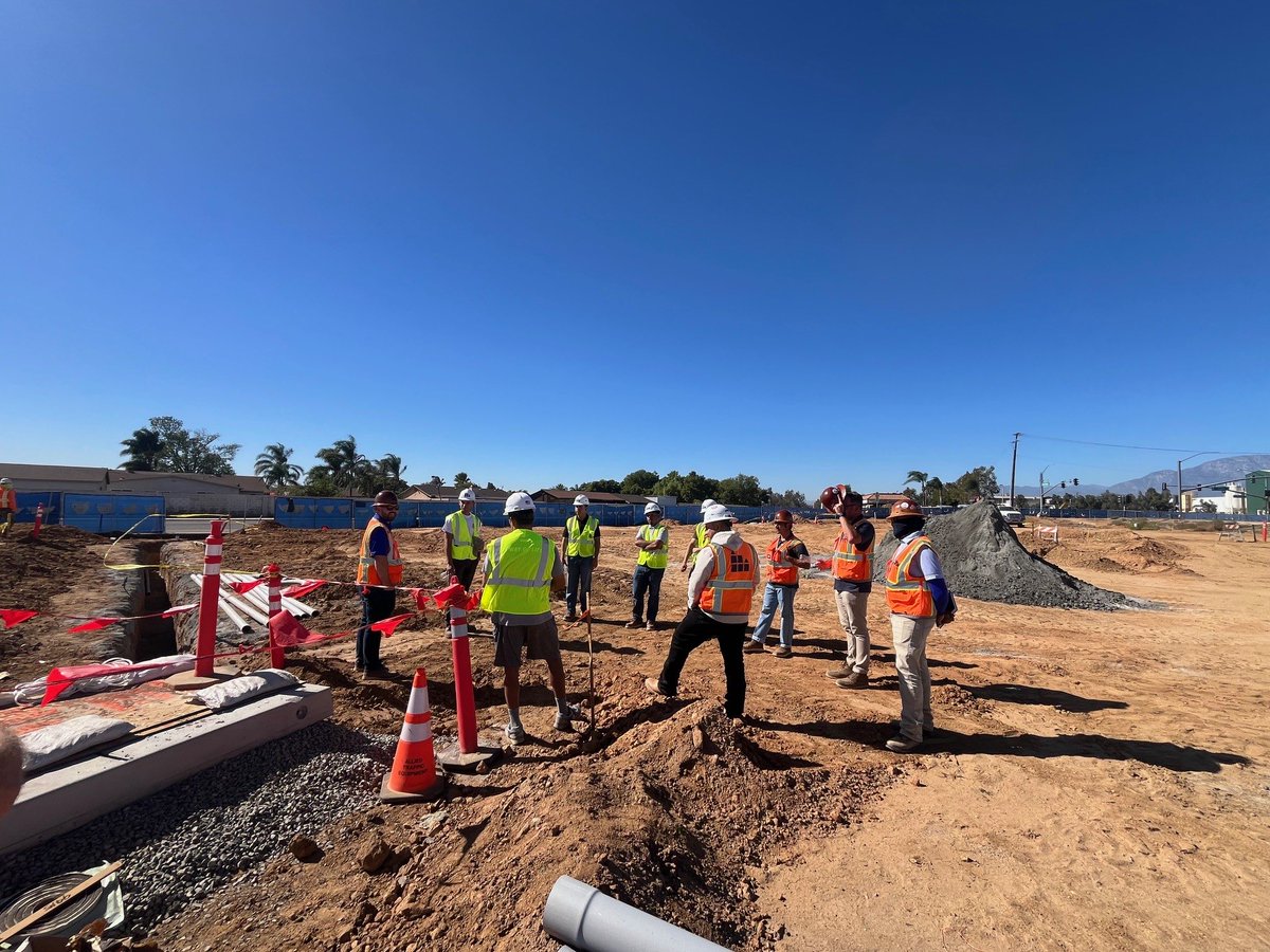 Enjoyed hosting Cal Baptist University at Van Buren Marketplace! Students got a hands-on look at our 15-acre Jurupa Valley site — part of our recruiting efforts to inspire #FutureBuilders. Thanks for the energy and curiosity! #ConstructionCareers #BuildingWhatMatters
