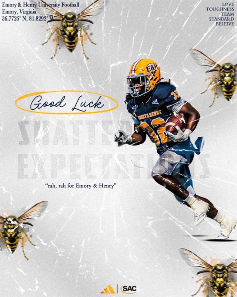 Thanks for the love from <a href="/CoachDowdell_/">Trevor Dowdell</a> and <a href="/EmoryHenry_FB/">E&H Football</a>