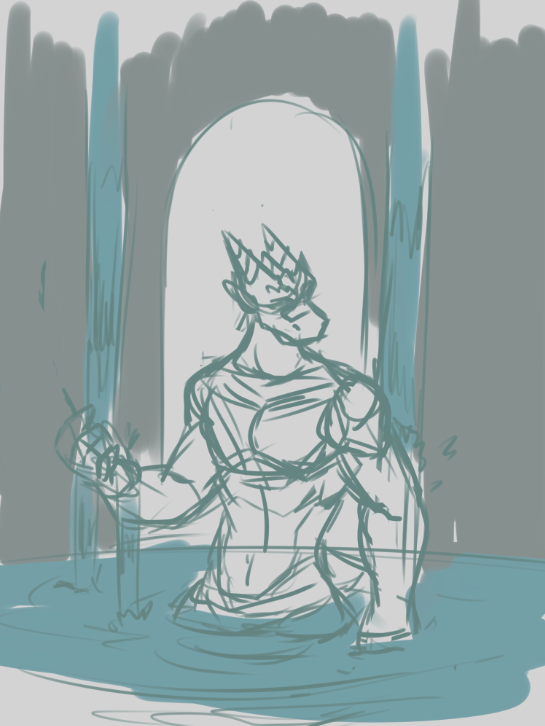 trying hard to start drawinga gain