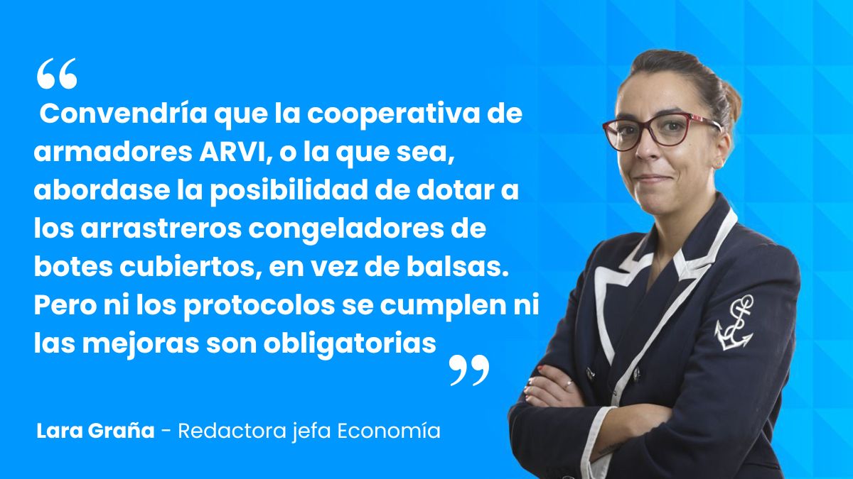 «Por mucha bandera senegalesa que tenga un pesquero, a las tripulaciones hay que garantizarles seguridad. Siempre, con o sin protocolos. Y si éstos sí se están cumpliendo, a la vista está que hay que cambiarlos»

✉️ «Los protocolos», por <a href="/lara_grana/">Lara Graña</a> 👉 mrf.lu/Z7jK