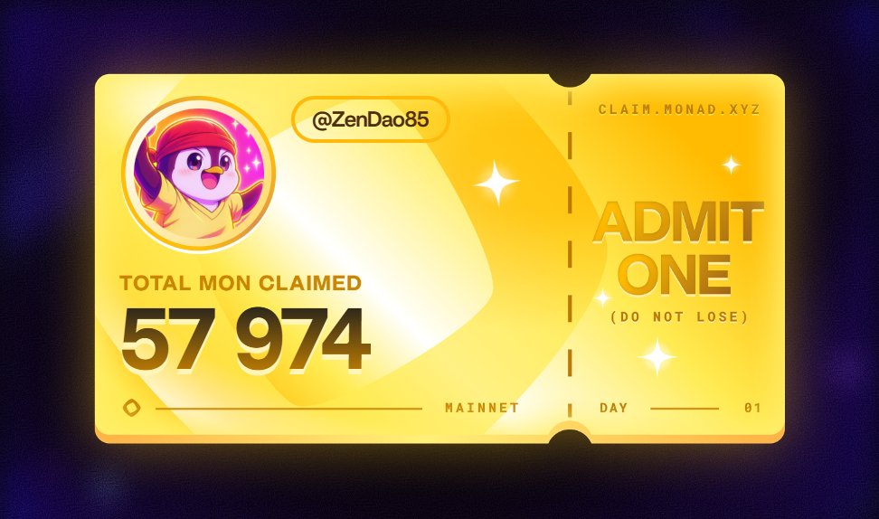 ready for day 1 🫡 

Thanks <a href="/monad/">Monad (mainnet arc)</a>