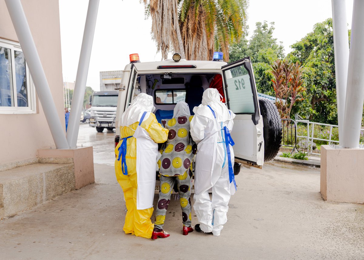 RBCRwanda's tweet photo. From 27–31 October 2025, RBC and partners are conducting a Field Simulation Exercise on Ebola Virus Disease (EVD) outbreak response.

The exercise aims to assess and strengthen Rwanda’s capacity to prepare for, detect, and respond to EVD and other infectious disease outbreaks.

It focuses on enhancing coordination and response mechanisms at Points of Entry (PoEs) and across health facilities, ensuring healthcare providers are well-equipped with the knowledge, tools, and systems needed for rapid and effective action.