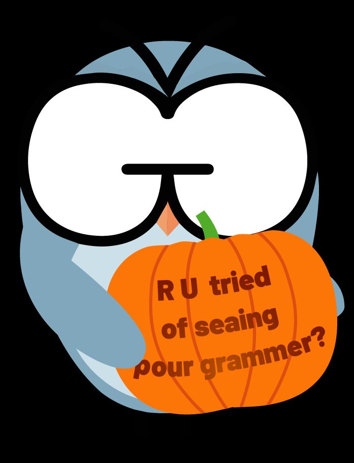 Aaaccckkkk!  That's terrifying.  Rid your students of the grammar ghouls with GrammarFlip.  Only $2 per student seat (teacher accounts are free)!  

buff.ly/LlgqJlY 

#homeschool #homeschooling #edchat #englishteacher #k12education #teachersofX #teachertwitter #edutwitter