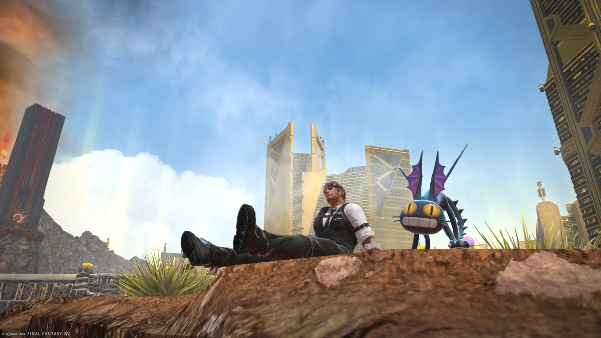 Just me and my scrunkly kitten.