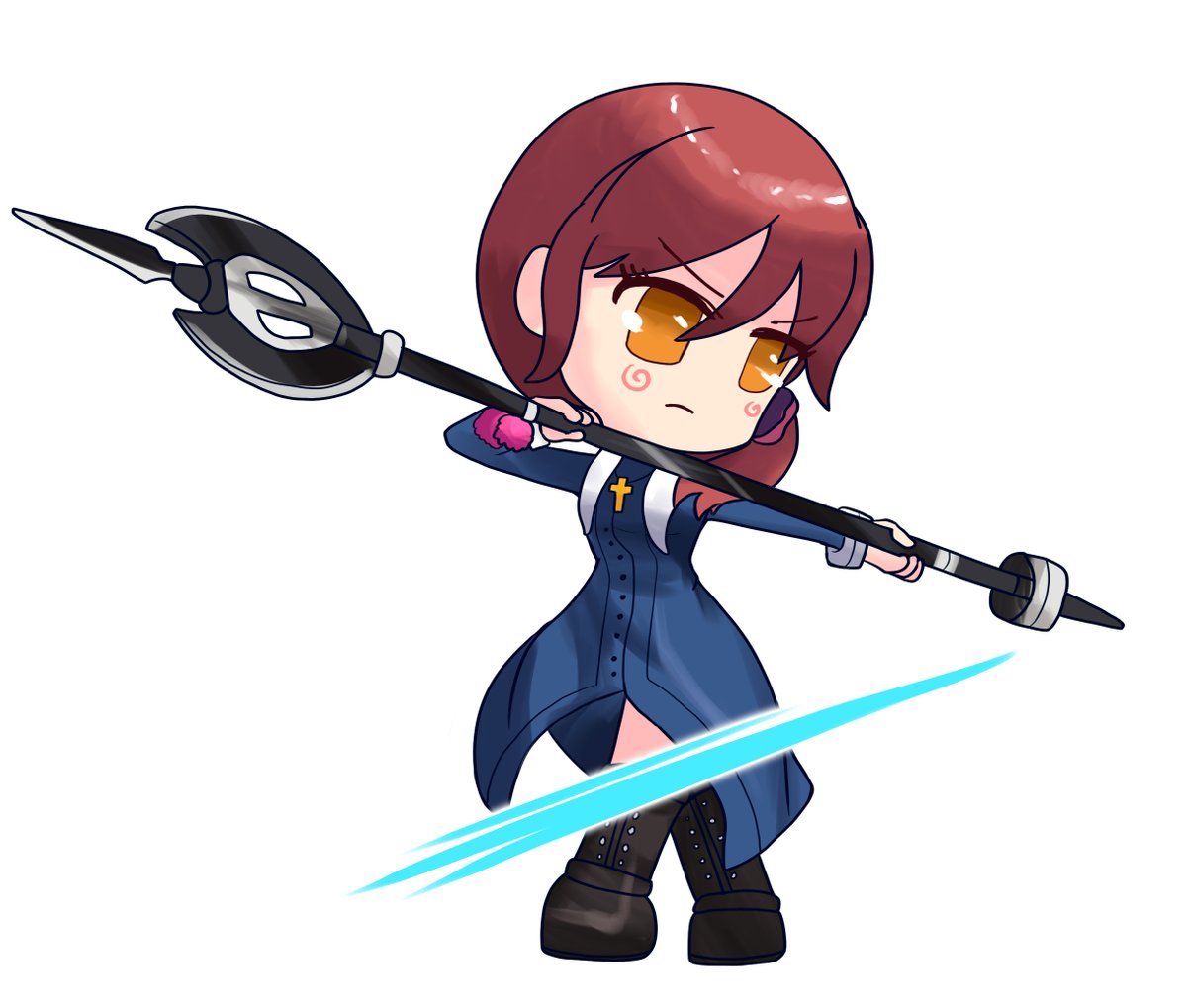 chibi Noel I just did! soon to be added to my melty sticker collection