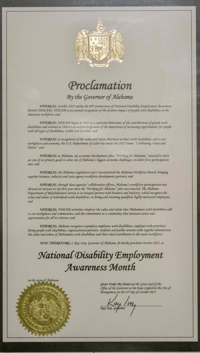 Phifer has been named Large Business Employer of the Year by the Alabama Governor’s Committee on Employment of People with Disabilities! This honor celebrates our dedication to providing meaningful opportunities and a workplace where everyone can thrive.  
bit.ly/43JVSuy