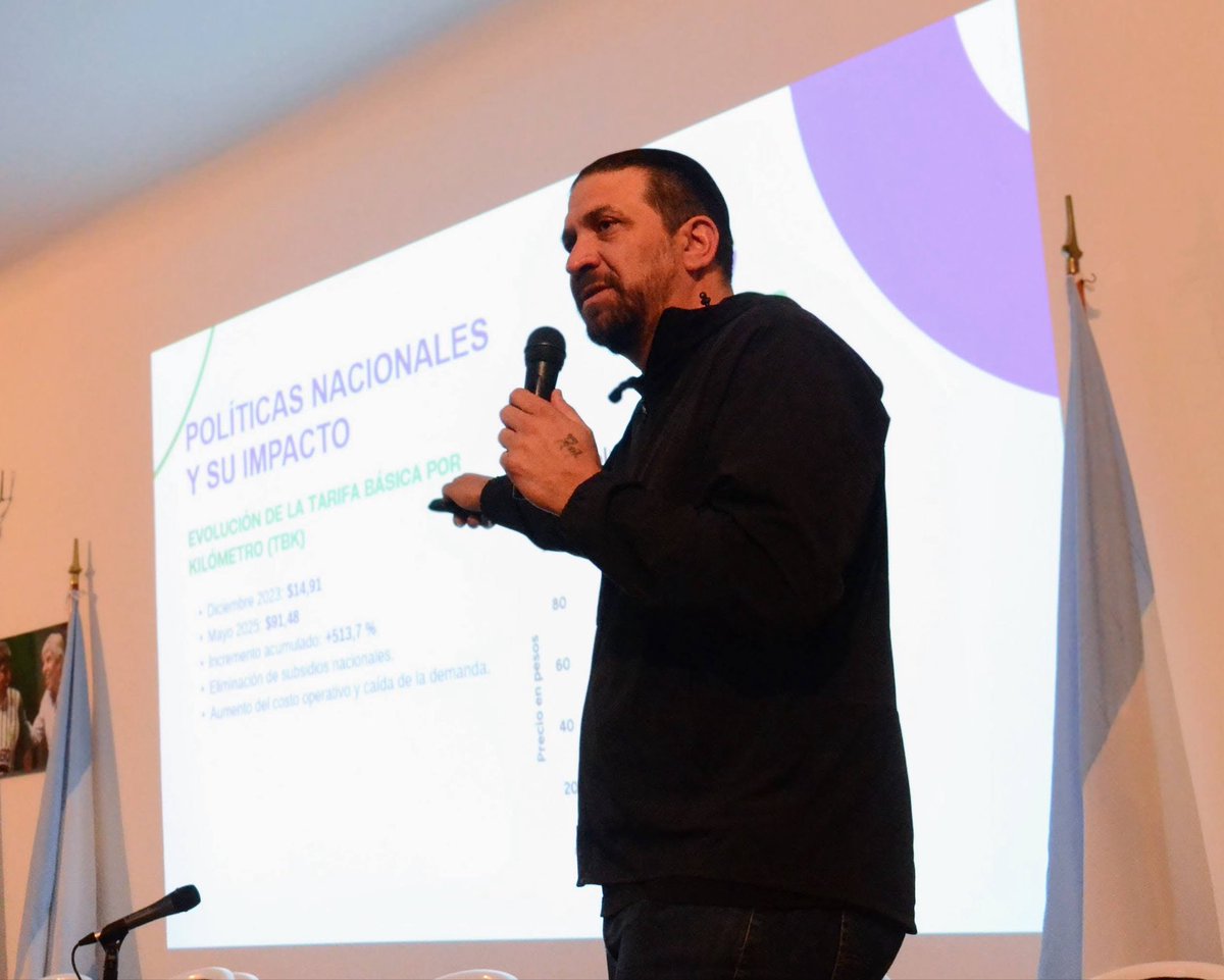 El secretario general de AOITA, Emiliano Gramajo, participó en el Taller de Juventud ITF 2025 en La Falda, donde presentó un crudo diagnóstico sobre la crisis del transporte interurbano en Córdoba y las líneas de acción que impulsa el sindicato.

#AOITA #ITF #Transporte