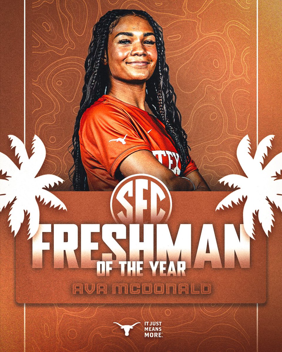 ⚽️ 2025 SEC Soccer: Freshman of the Year

🤘 Ava McDonald

<a href="/TexasSoccer/">Texas Soccer</a> x #SECSOC