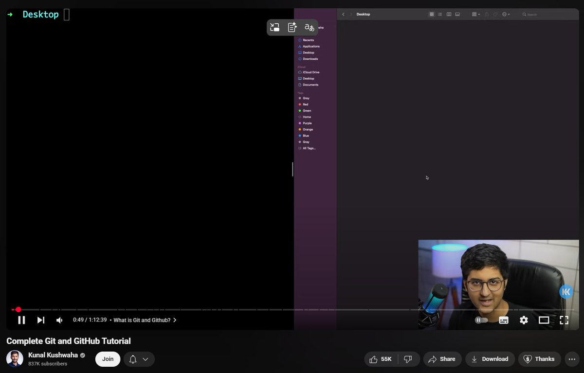 SujalCh87607418's tweet image. Day #35 & 36/180 | Getting Job Ready in 180 Days 💻
What i studied :
What is Terminal ?
What are Flags ?
Navigation and Touch Commands !!
What is Git & Github ? 
 #100DaysOfCode #KeepCoding #ProblemSloving #JavaDSA #LearnInPublic #TechPlacement #InterviewPrep #ConsistencyIsKey