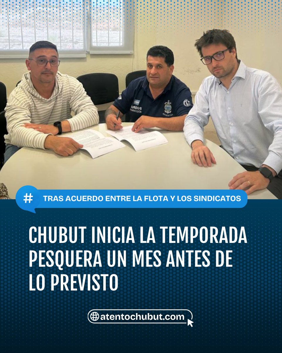 🦐 CHUBUT INICIA LA TEMPORADA PESQUERA UN MES ANTES DE LO PREVISTO TRAS EL ACUERDO ENTRE LA FLOTA Y LOS SINDICATOS

La Provincia logró que el 1° de noviembre comience la Prospección en aguas chubutenses, gracias a la mediación del Gobierno entre la flota amarilla y el SOMU.