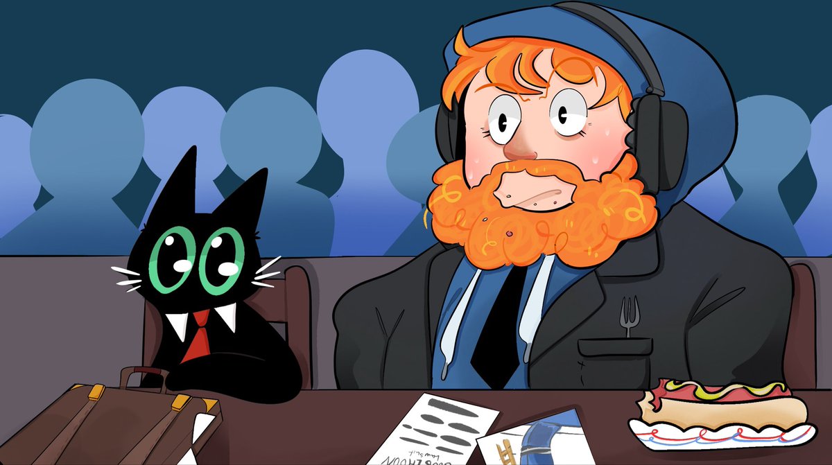 hollowcreation_'s tweet image. Had to do a drawing for class of someone well known and in a scenario. so I did Casoh going to court for goob lagoon and kitty is his lawyer. So I can say I officially introduced my teacher to casoh #casoh #casohart #art