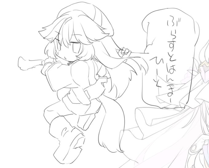 ラクガキコラリー
衣装とかめっちゃテキトーなのは許して 