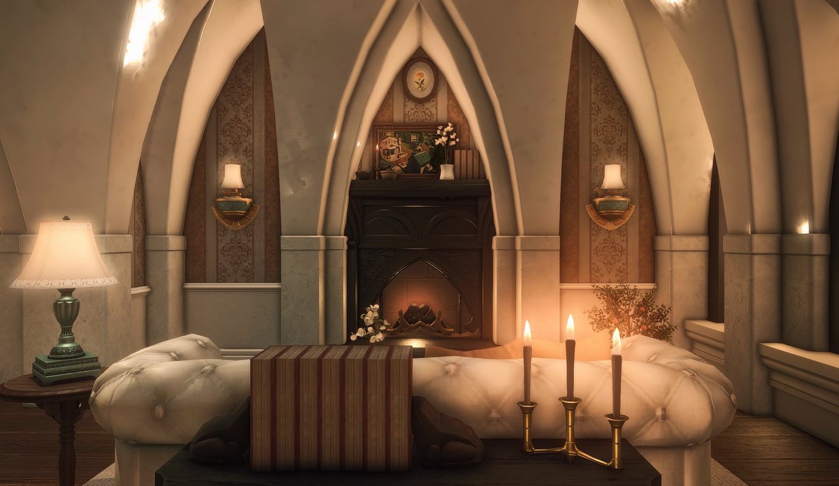 DaenyLove's tweet photo. "Merveille" [M] 🌿🌼🦢

M version of my small, I loved it so much - I had to make a bigger one.

#FF14housing #FF14ハウジング #daenylovehousing https://t.co/t38p97WuQ6