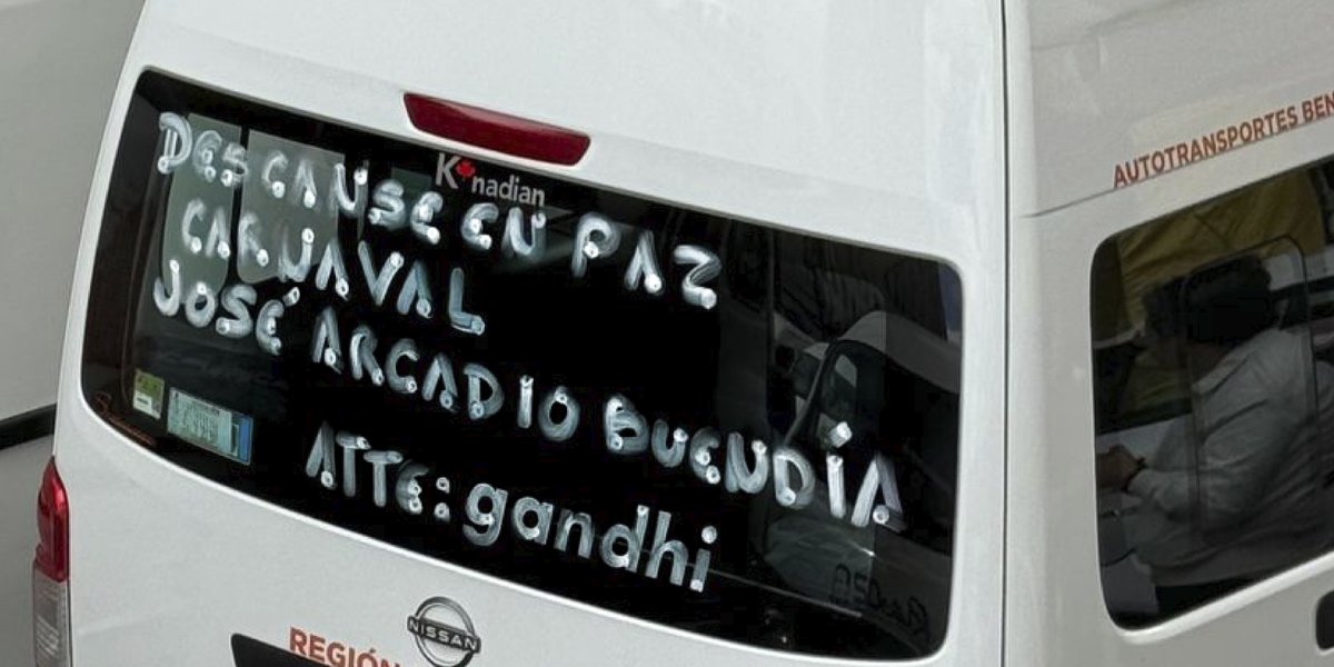 El mensaje aquí significa: luto. #DíadeMuertos #SúbaleALaLectura