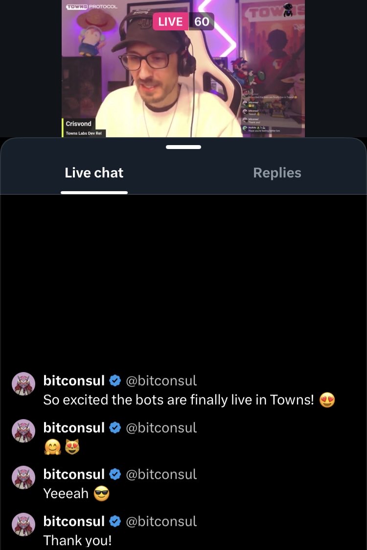 Awesome live — let’s keep building! 
@cris_vond 🤗